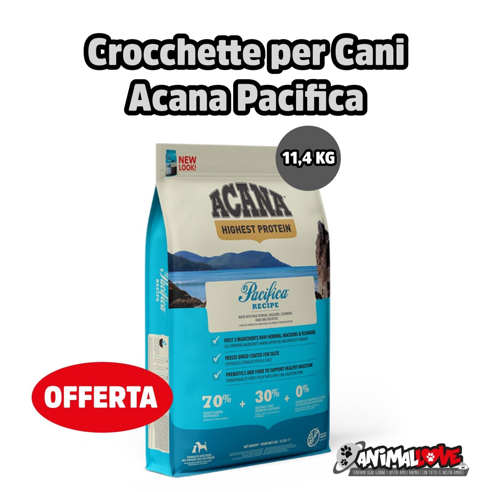 Crocchette per cani Acana Regionals Pacifica 11.4 KG
