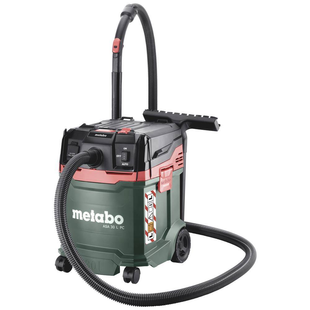 Metabo ASA 30 L PC 602086000 Aspiratutto Kit 5 pz. 1200 W 30 l Aspirazione per