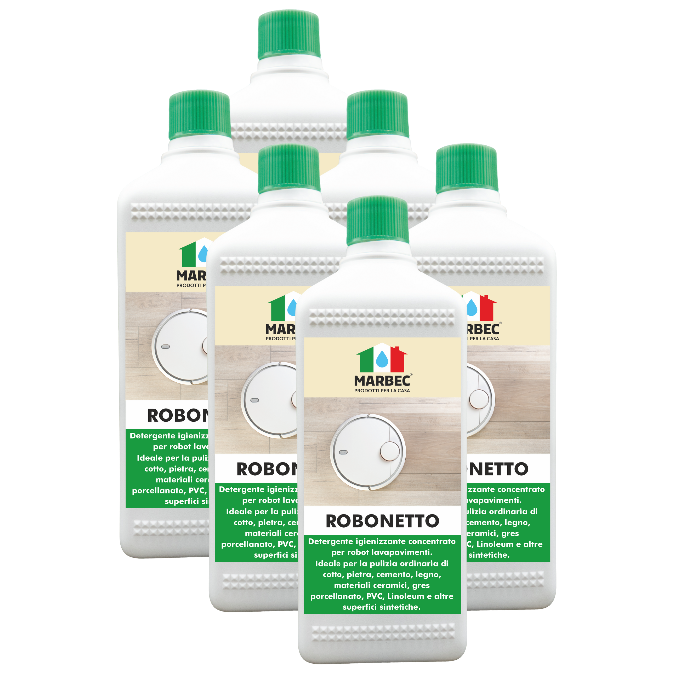 ROBONETTO | Detergente igienizzante concentrato per robot lavapavimenti. 1LT 100