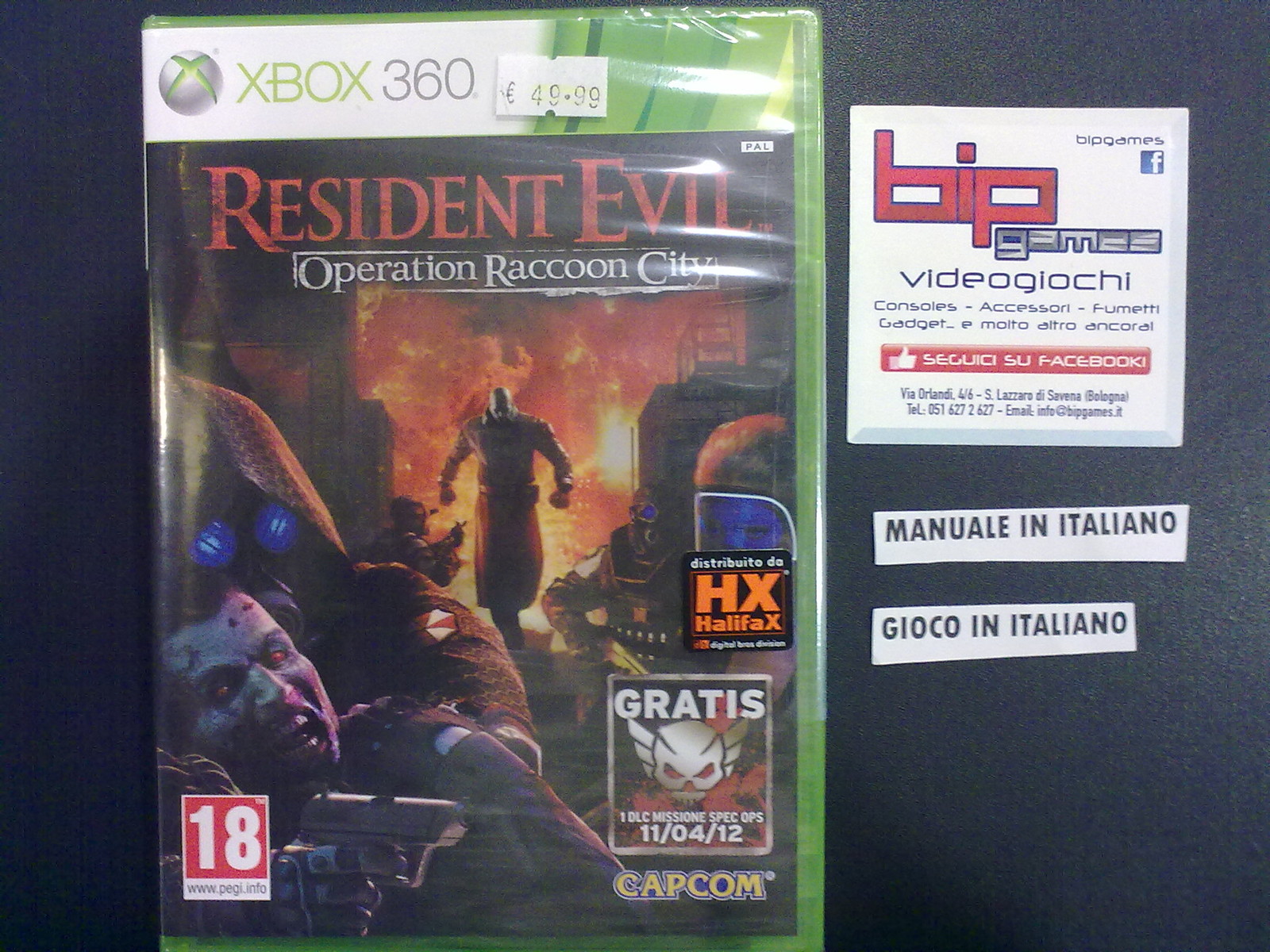 RESIDENT EVIL OPERATION RACCOON CITY XBOX 360 PAL NUOVO SIGILLATO