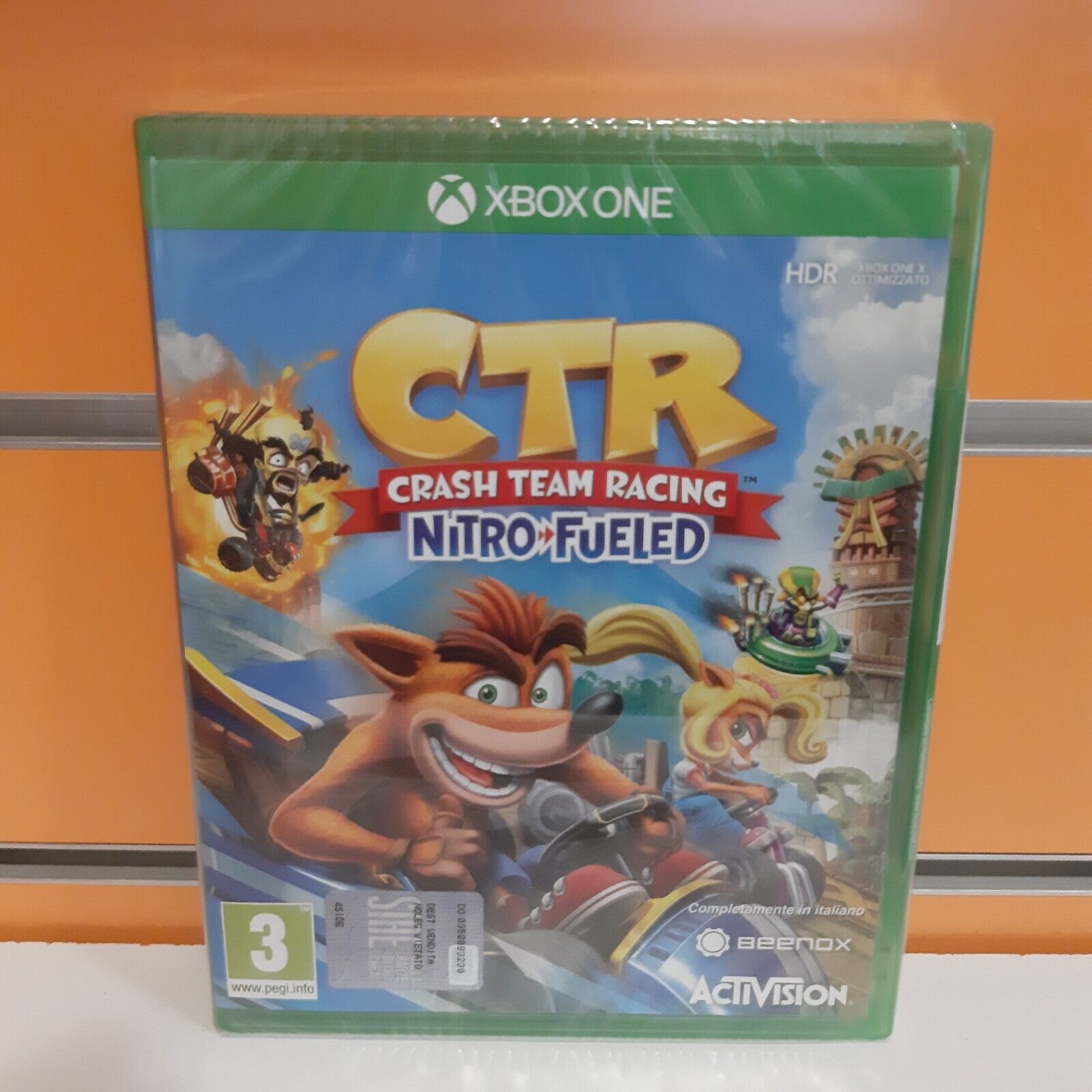 CTR Crash Team Racing Nitro-Fueled XBOX ONE NUOVO SIGILLATO ITA
