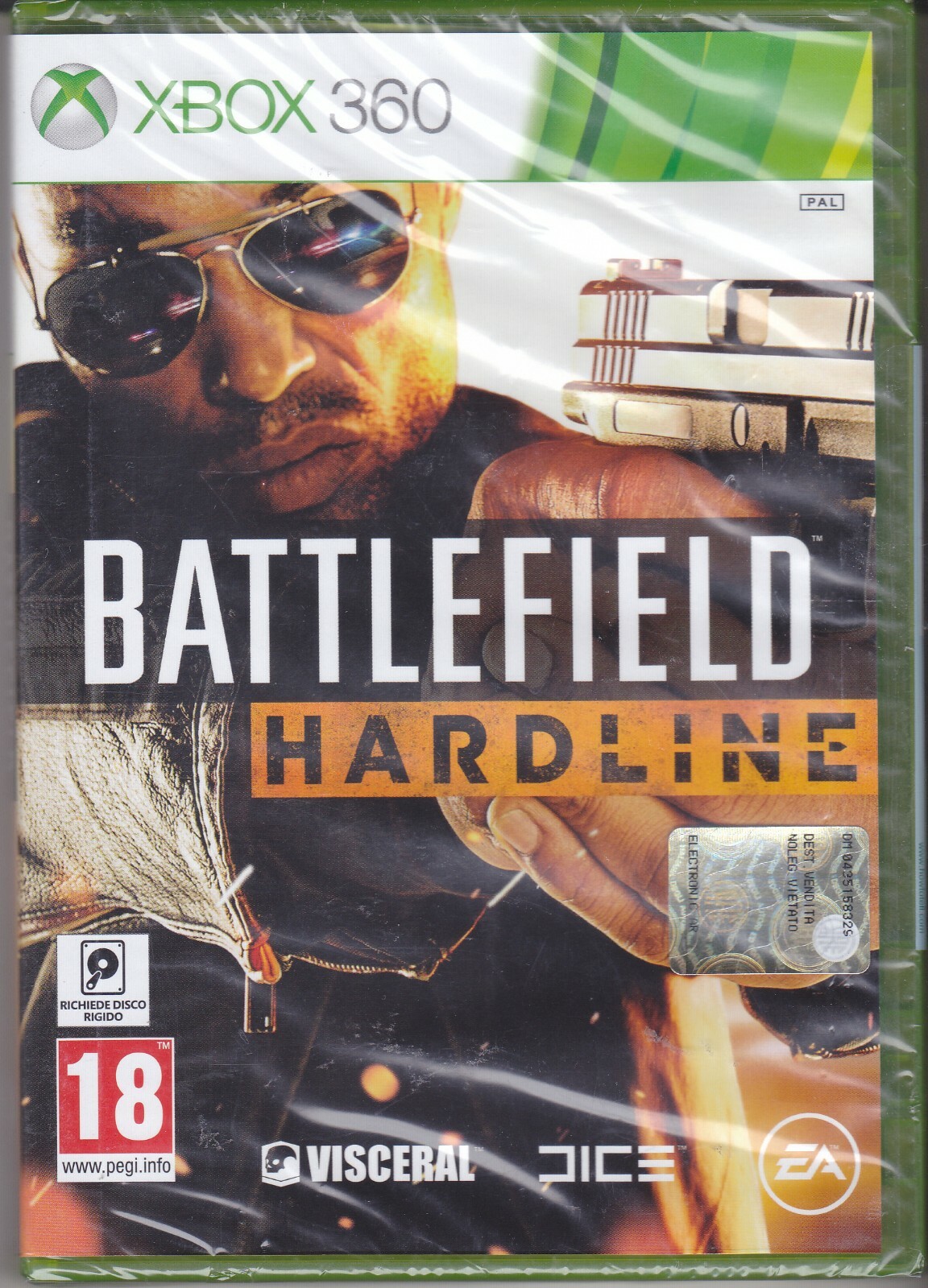 Xbox 360 BATTLEFIELD HARDLINE nuovo italiana pal 2014