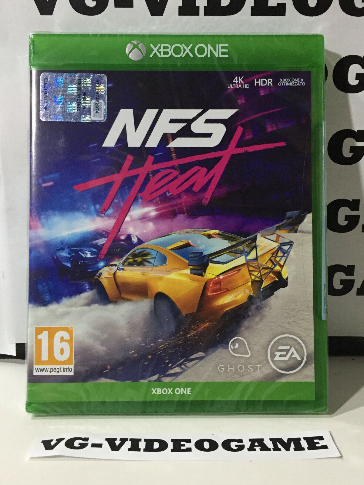 NEED FOR SPEED HEAT XBOX ONE VERSIONE ITALIANA NUOVO