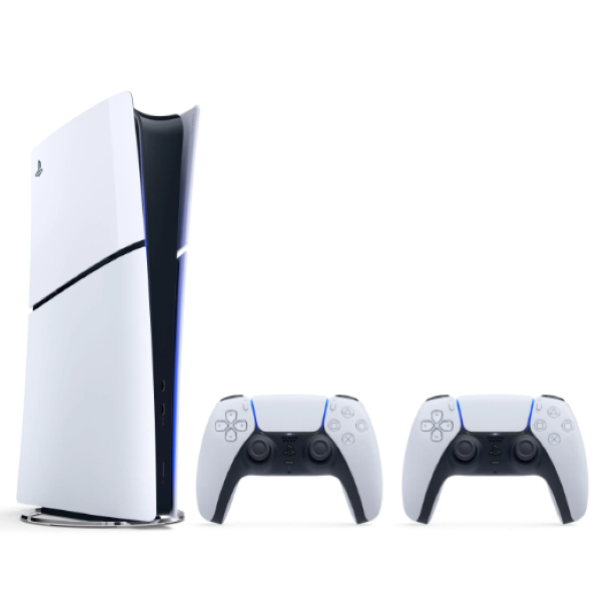 SONY PLAYSTATION 5 PS5 SLIM DIGITAL 1TB + 2 CONTROLLER DUALSENSE WHITE ITALIA