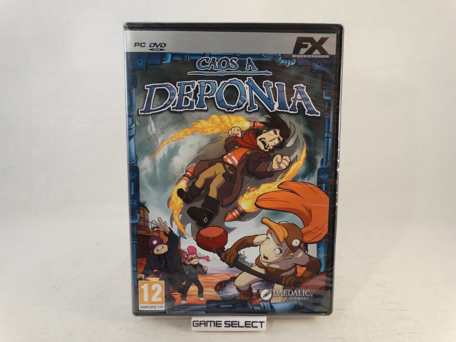 CAOS A DEPONIA PC COMPUTER DVD-ROM FX INTERACTIVE NUOVO SIGILLATO
