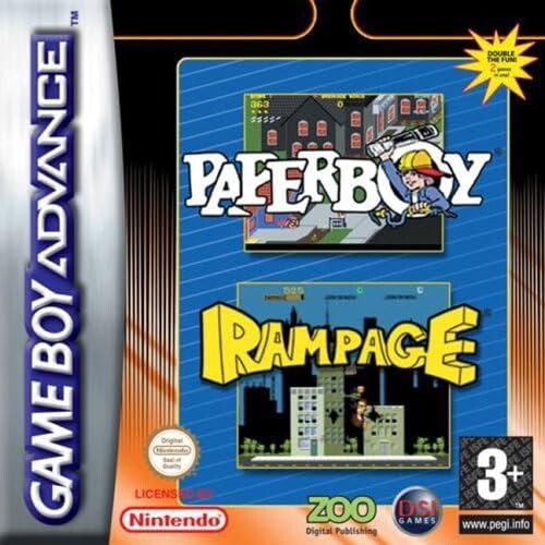 Game Boy Advance PAPERBOY & RAMPAGE GBA nuovo italiano sigillato