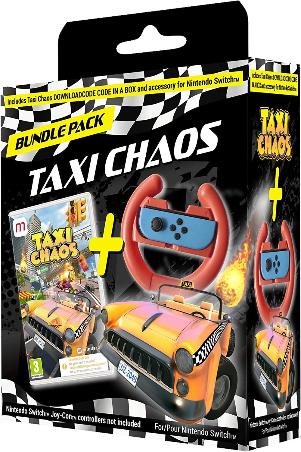 Taxi Chaos Racing Wheel Bundle Codice Switch (Sp ) (164743)