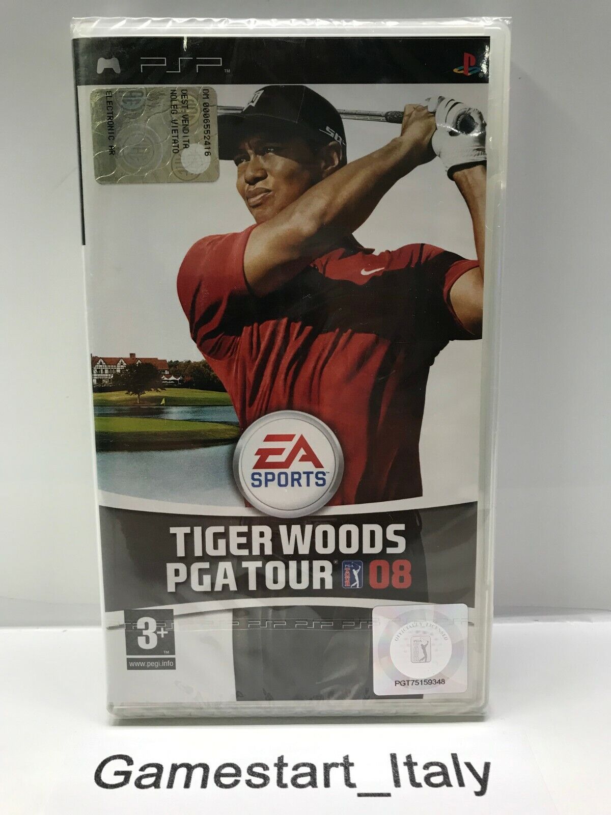 TIGER WOODS PGA TOUR 08 - SONY PSP - GIOCO NUOVO SIGILLATO PAL NEW SEALED 2008