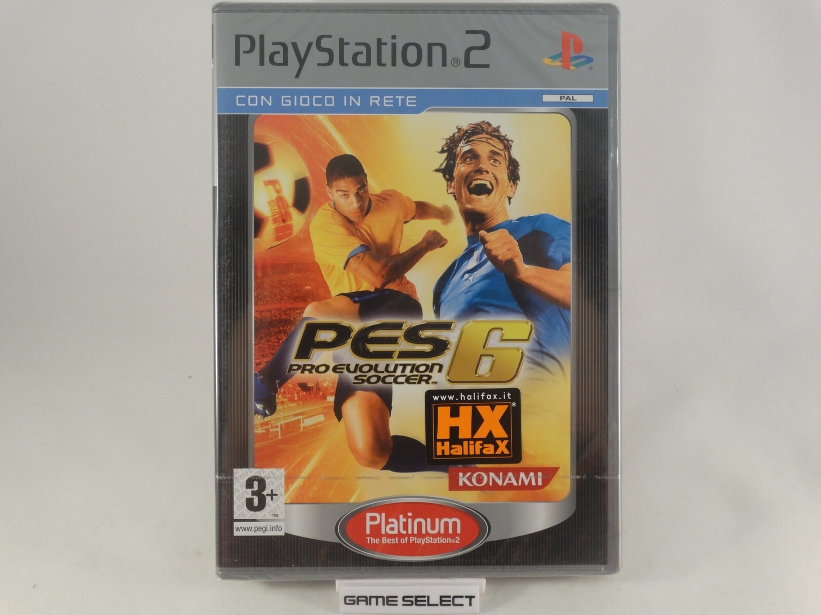 PRO EVOLUTION SOCCER 6 PES SONY PS2 PLAYSTATION 2 PAL ITALIANO NUOVO SIGILLATO