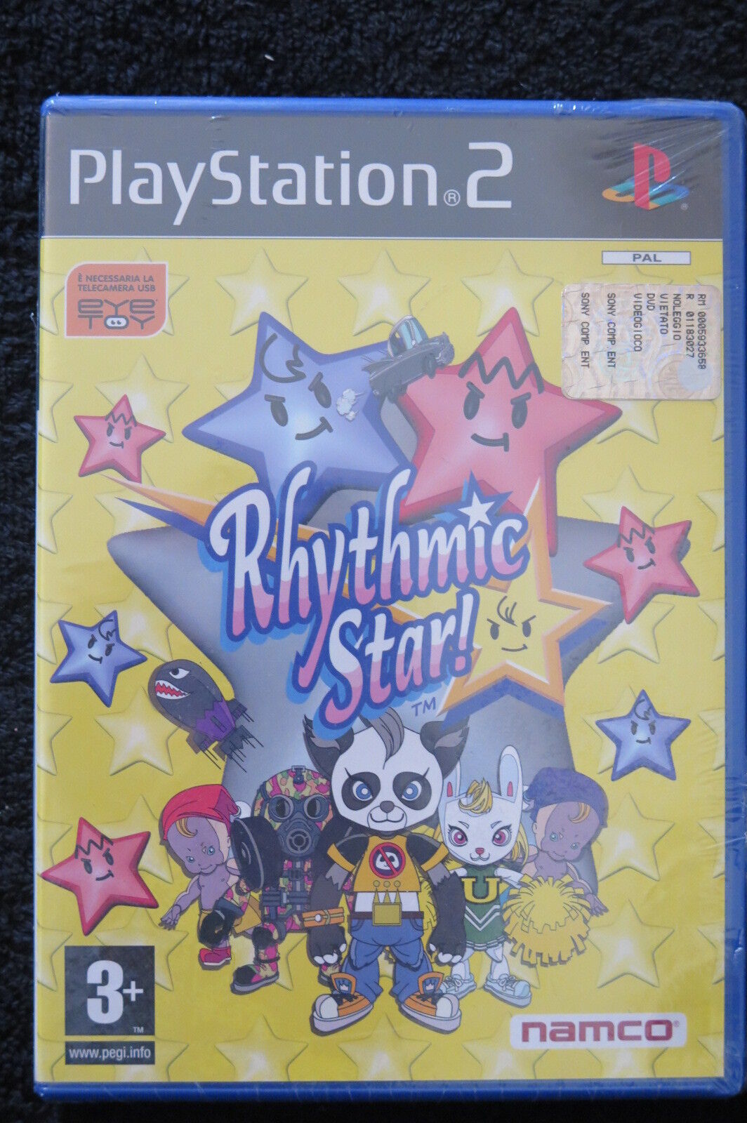 PS2 : RHYTHMIC STAR ! - Nuovo, risigillato, ITA ! Con 25 brani diversi !