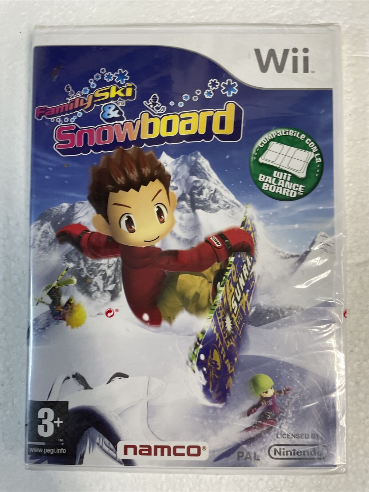 FAMILY SKY & SNOWBOARD - NINTENDO WII - nuovo, sigillato