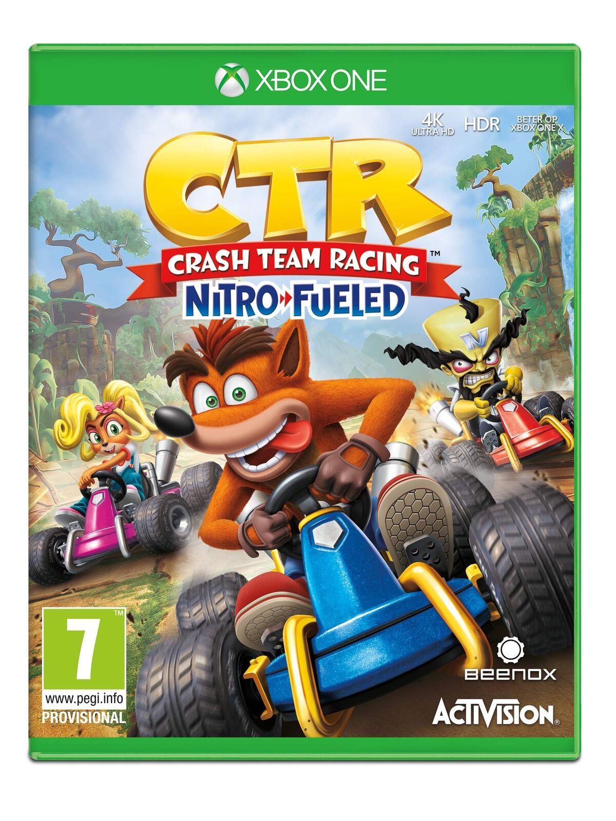 Xbox One Crash Team Racing Nitro-Fueled (Fr/Multi In Game) Game NUOVO