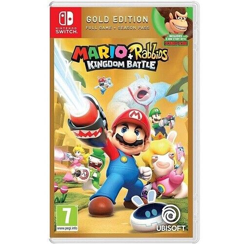 MARIO + RABBIDS KINGDOM BATTLE GOLD EDITION NINTENDO SWITCH GIOCO ITALIANO CIAB