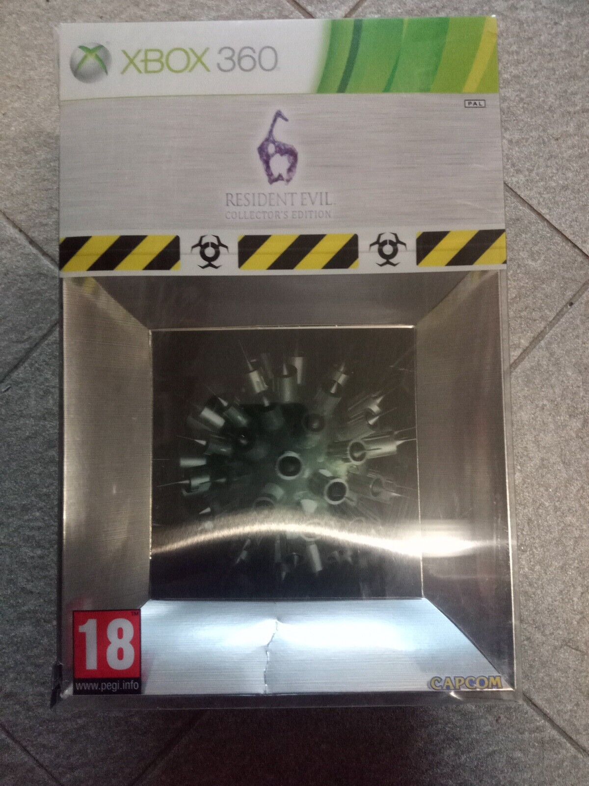 RESIDENT EVIL 6 COLLECTOR'S EDITION XBOX 360 NUOVO PAL ITA CON BOX DANNEGGIATO