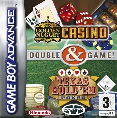 Game Boy Advance - 2 Games CASINO e TEXAS HOLD' EM - GOLDEN NUGGET CASINO