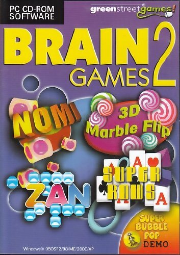 Brain Games 2 (PC-CD) Including 4 Games : Nomi, 3D Marble Flip, Zan & Super (PC)