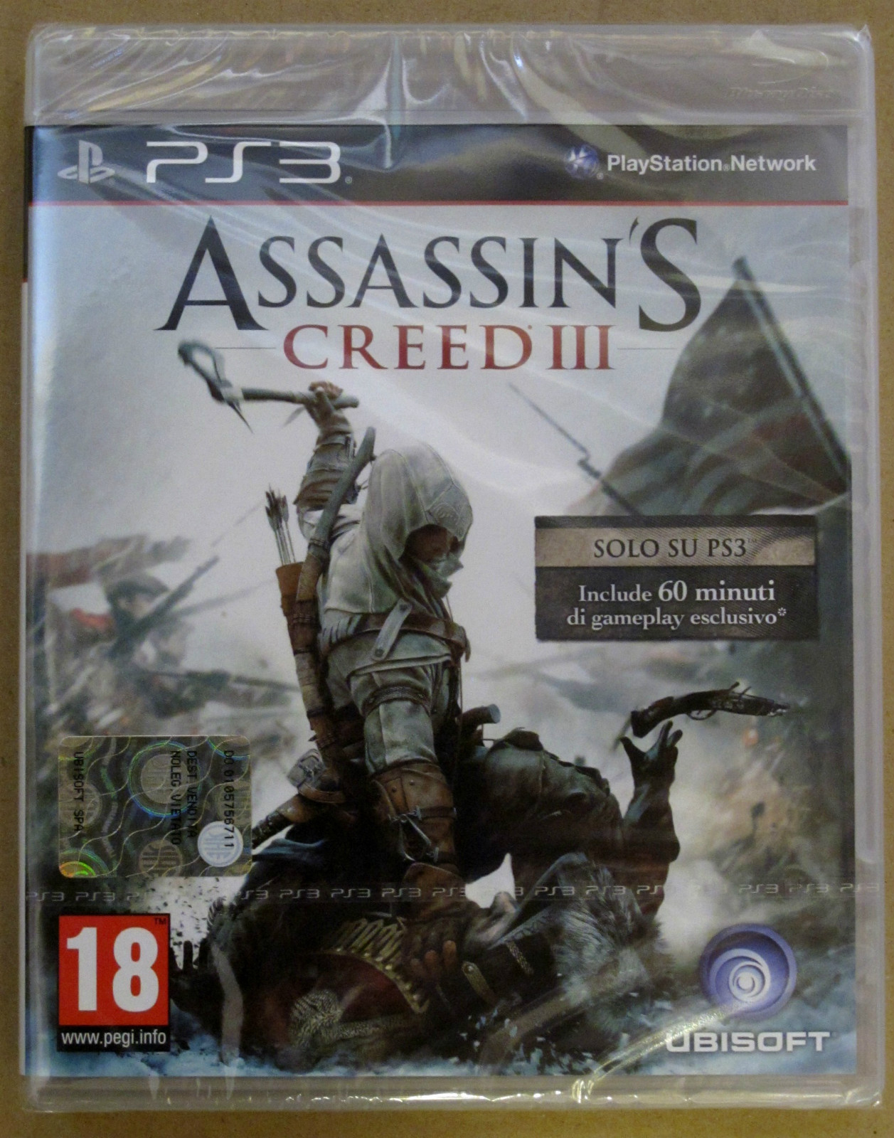Assassin's Creed III 3 PS3 day 1 Bonus Edition edizione italiana NUOVO SIGILLATO