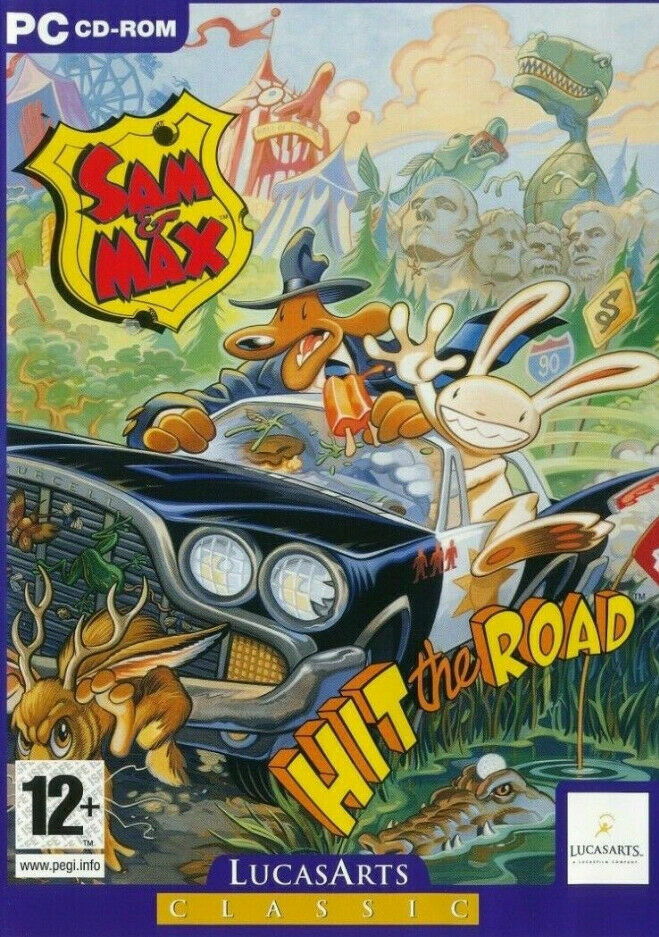 PC Sam & Max Hit The Road Lucasarts Classics Pc Cd Rom Nuovo Sigillato ITALIANO