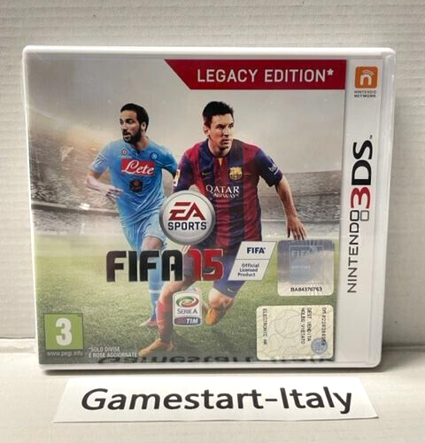 FIFA 15 LEGACY EDITION - NINTENDO 3DS - GIOCO NUOVO SIGILLATO - PAL - NEW SEALED