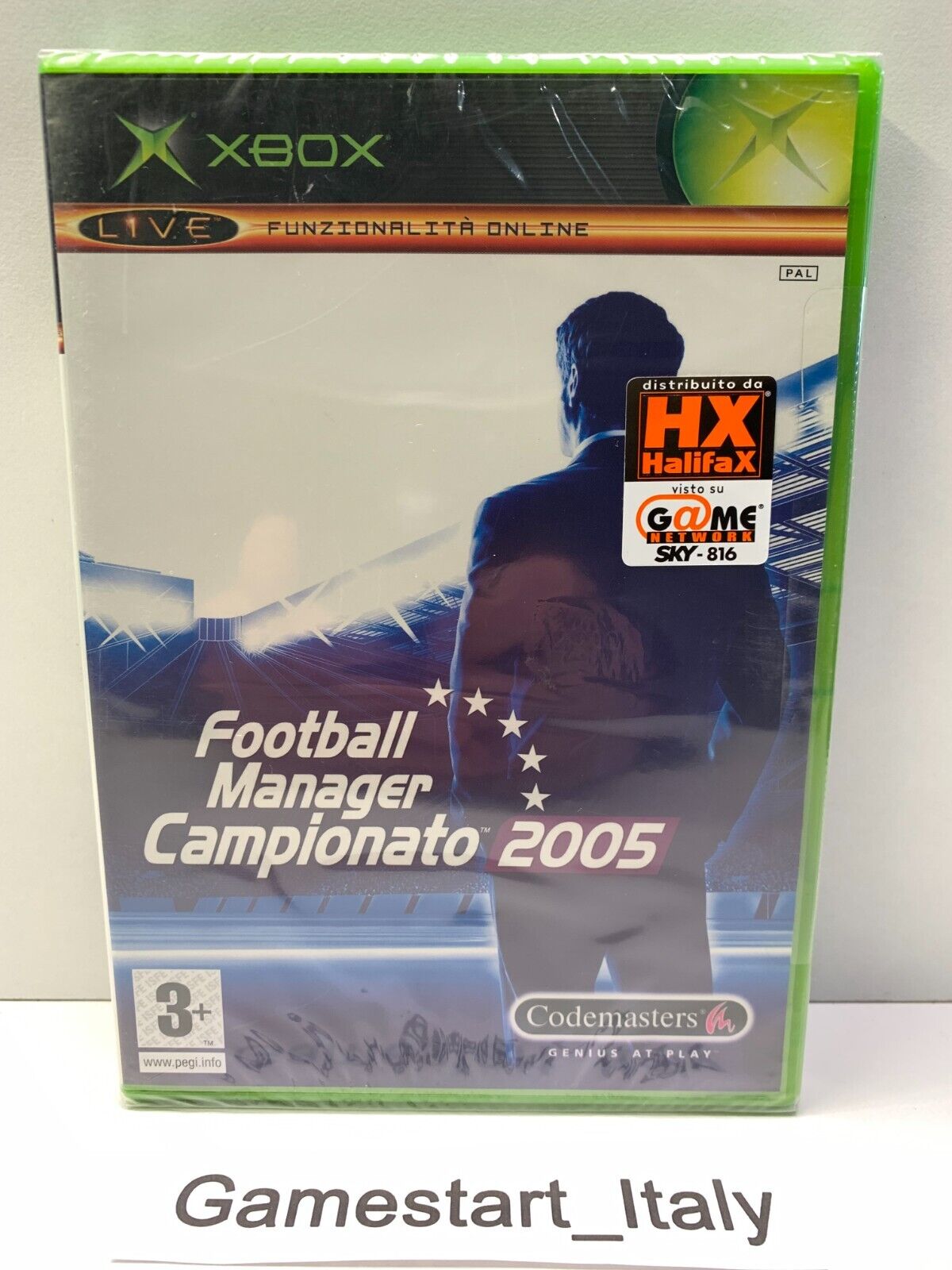 FOOTBALL MANAGER 2005 (XBOX) GIOCO NUOVO SIGILLATO - NEW SEALED PAL VERSION
