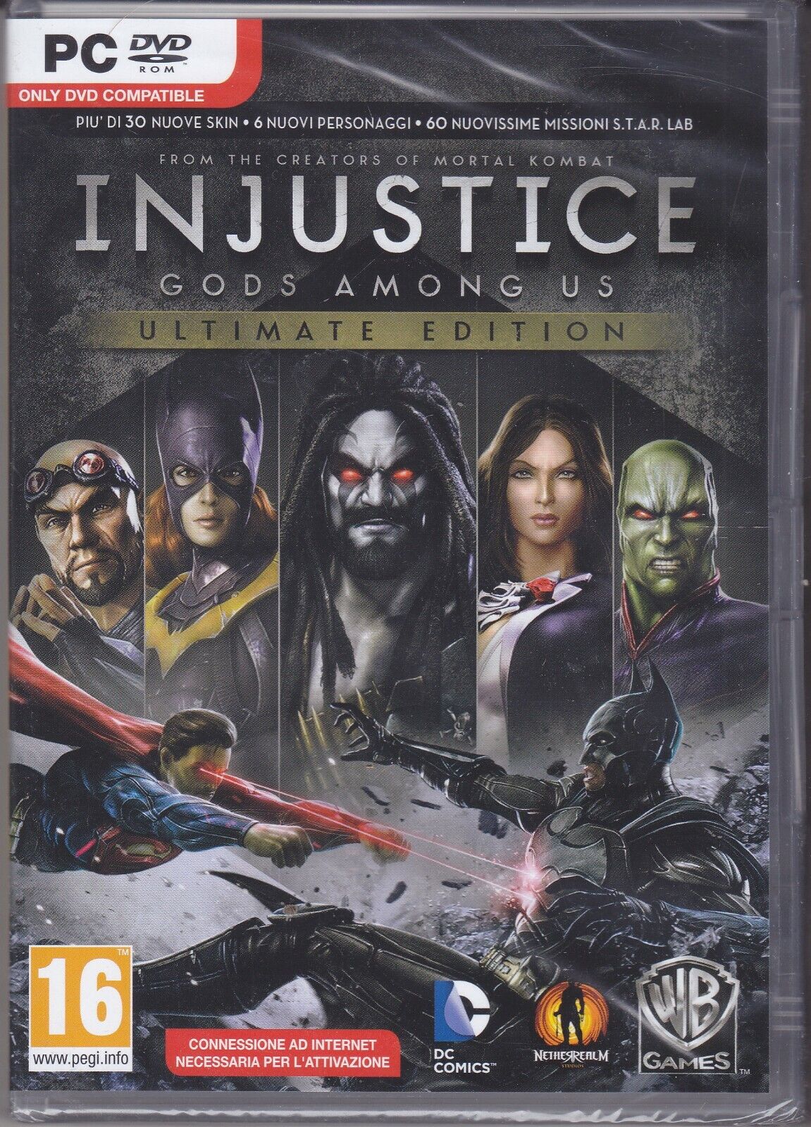 PC INJUSTICE - GODS AMONG US Ultimate Edition gioco nuovo italiano sigillato