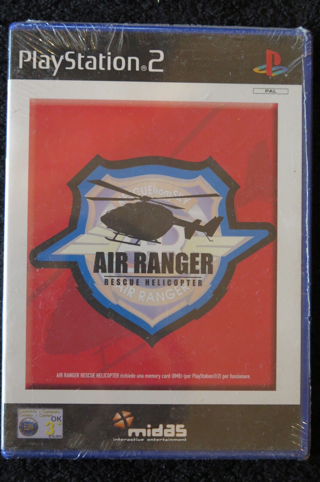 PS2 : AIR RANGER RESCUE - Nuovo, risigillato ! Una sfida per tutti gli aviatori!