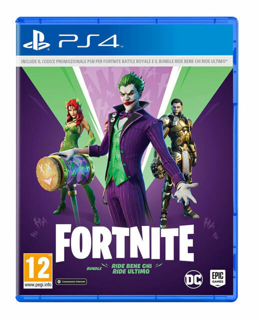 Fortnite Bundle Ride bene chi ride ultimo - PlayStation 4 PS4 - Codice DLC - ITA