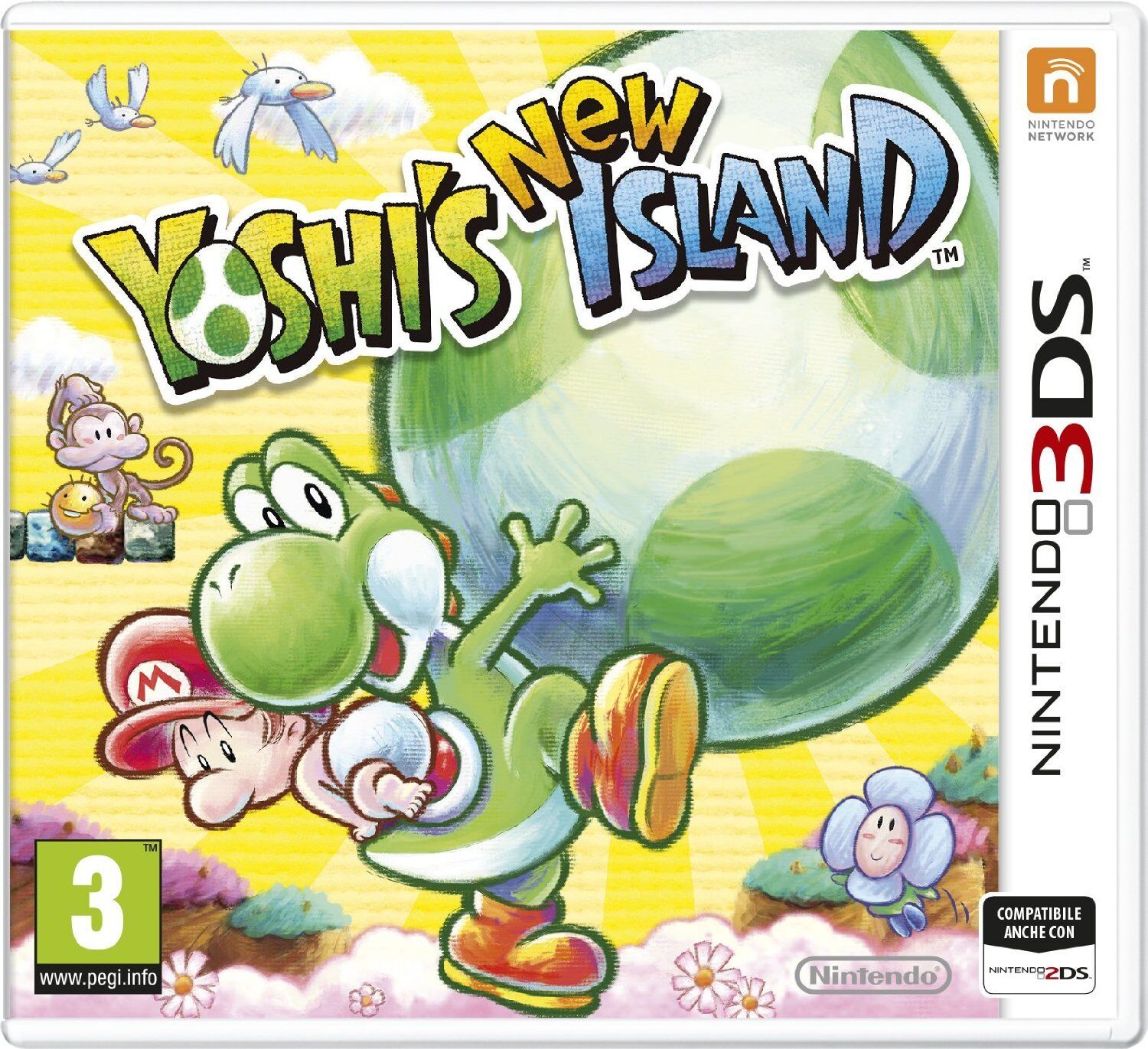 YOSHI'S NEW ISLAND PER NINTENDO 3DS NUOVO +SPEDIZIONE DIRETTA DA NEGOZIO