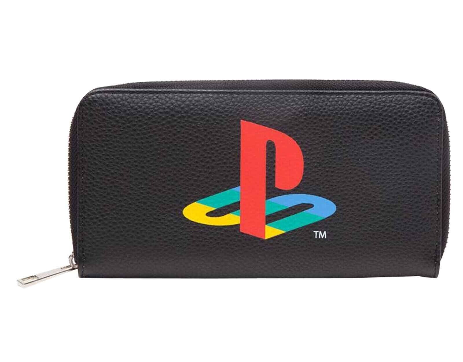 Borsa Playstation logo classico a righe con cerniera nera ufficiale Sony