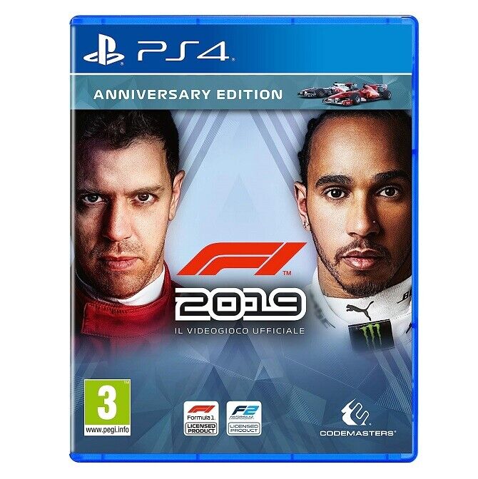 F1 2019 ANNIVERSARY EDITION PS4 GIOCO PLAYSTATION 4 ITALIANO FORMULA UNO NUOVO
