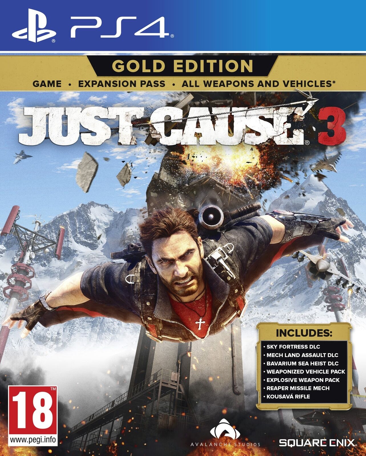 Just Cause 3 Gold Edition (PS4) PlayStation 4 (Sony Playstation 4)
