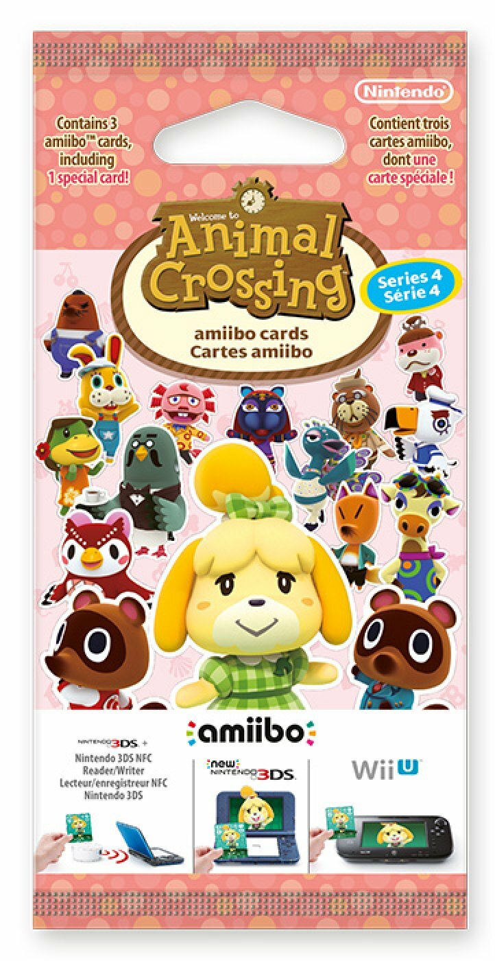 Amiibo Carte Animal Crossing - Serie 4 WIIU