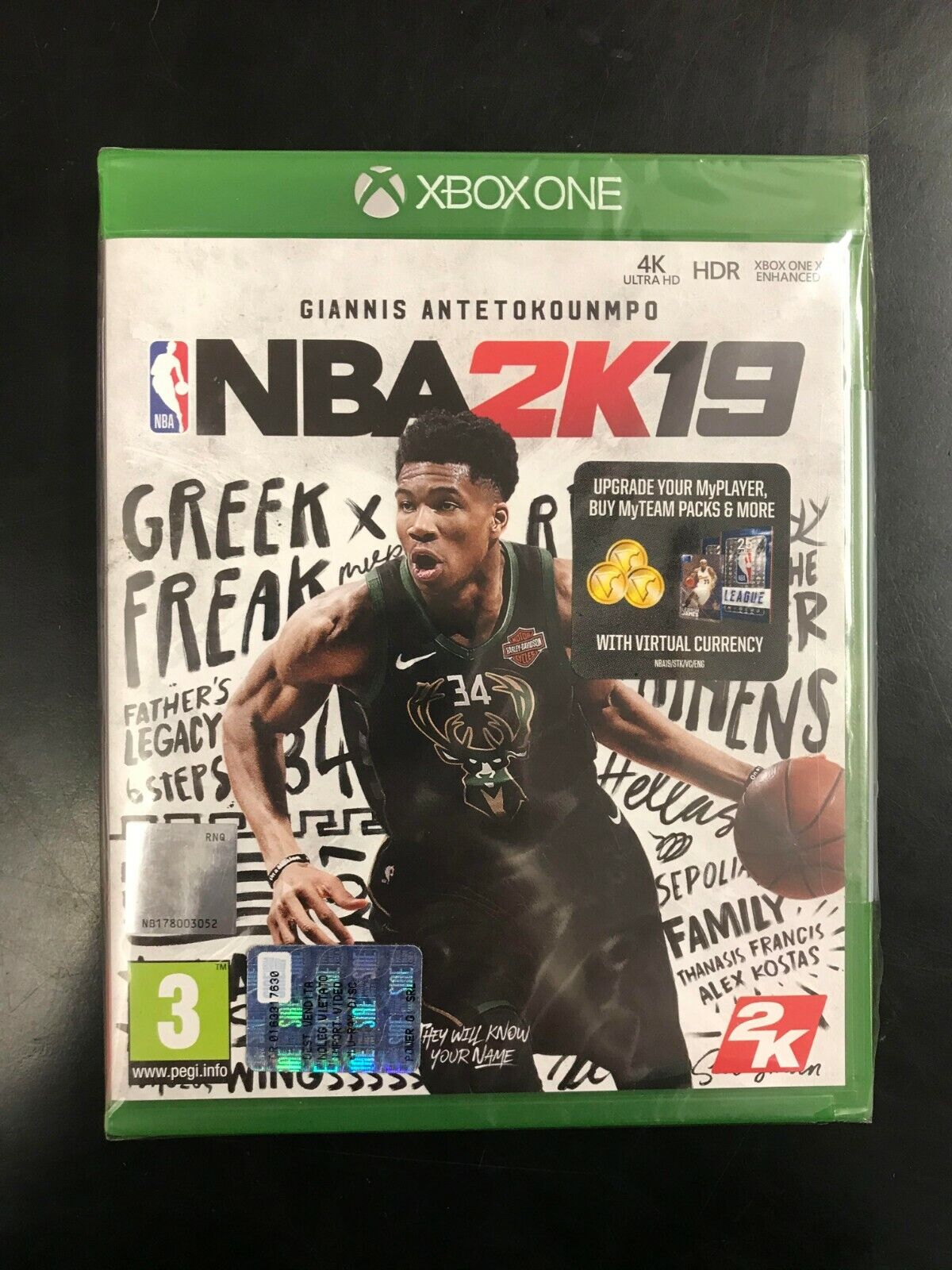 NBA 2K19 XBOX ONE NUOVO E SIGILLATO 2K
