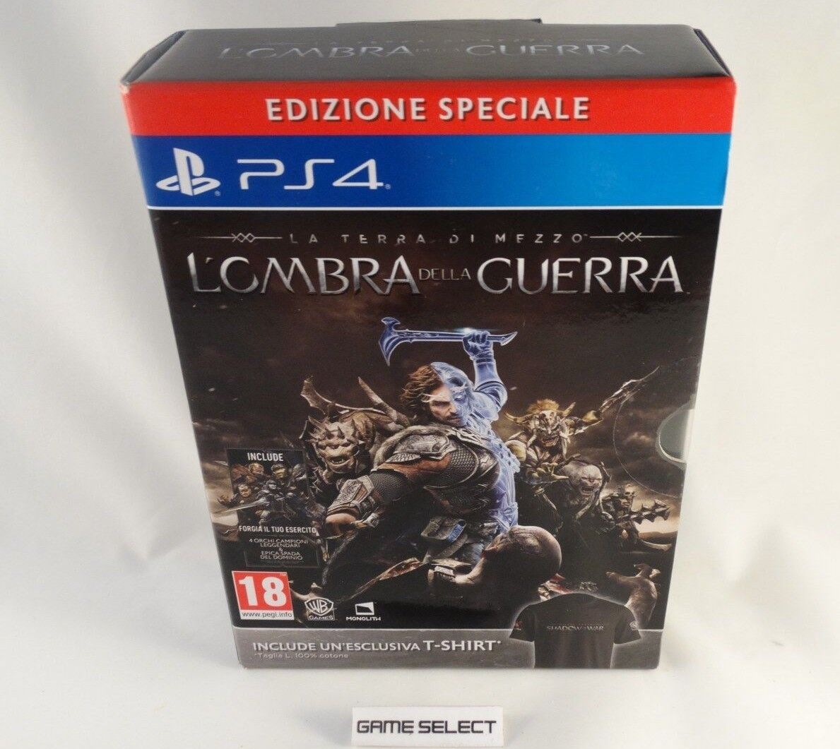 LA TERRA DI MEZZO L'OMBRA DELLA GUERRA EDIZIONE SPECIALE SHADOW OF WAR PS4 NEW