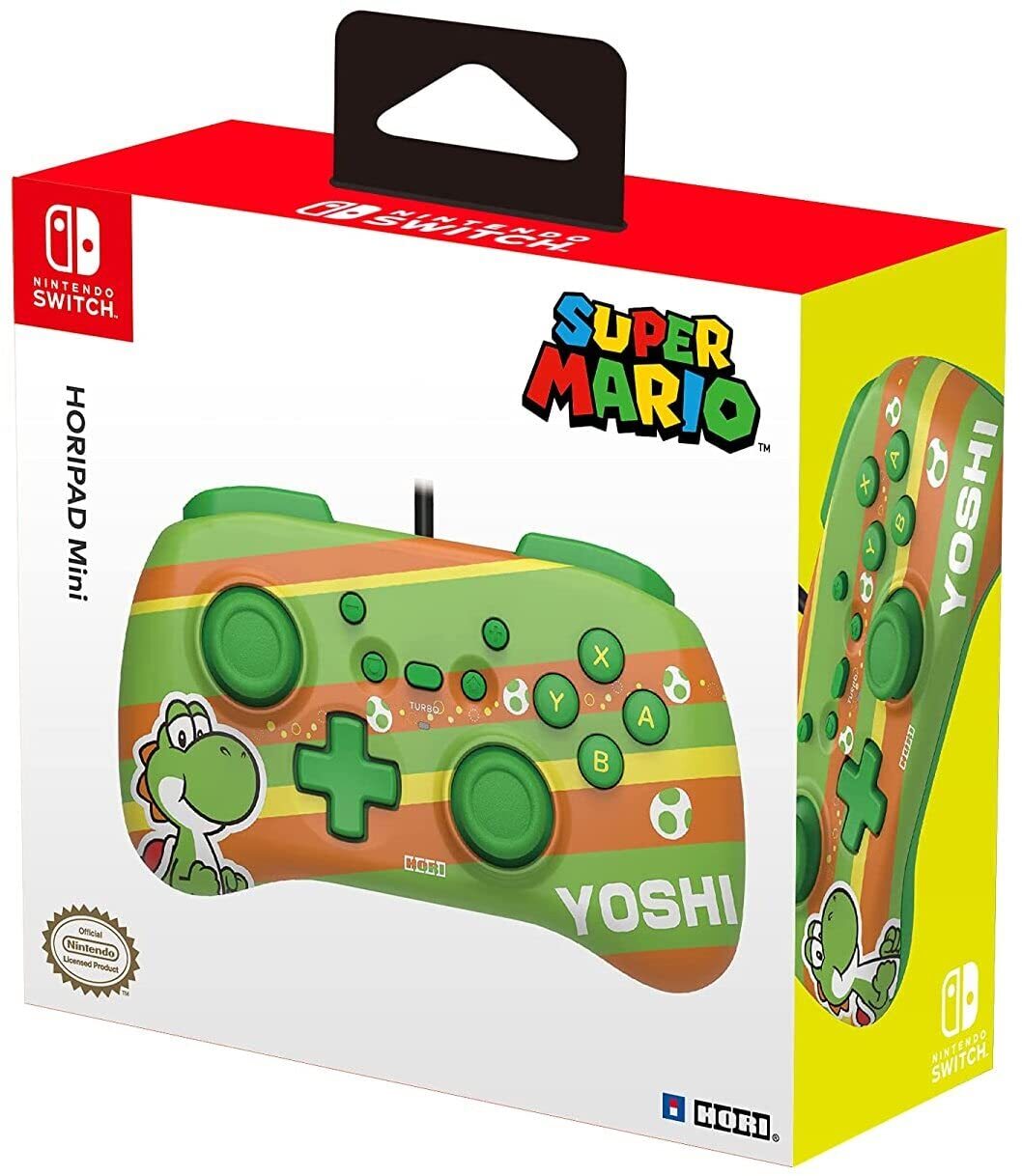 HORI HORIPAD Mini Wired Controller Pad for Kids (Yoshi) - Nint (Nintendo Switch)