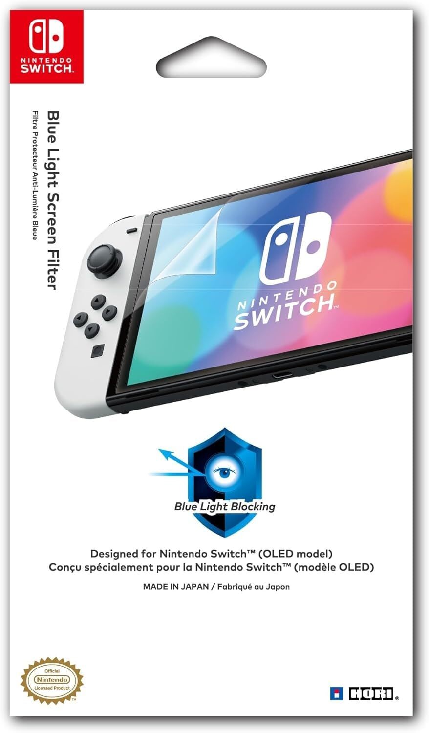 HORI Nintendo Switch (OLED Model) Blue Light (Blue Light Block (Nintendo Switch)