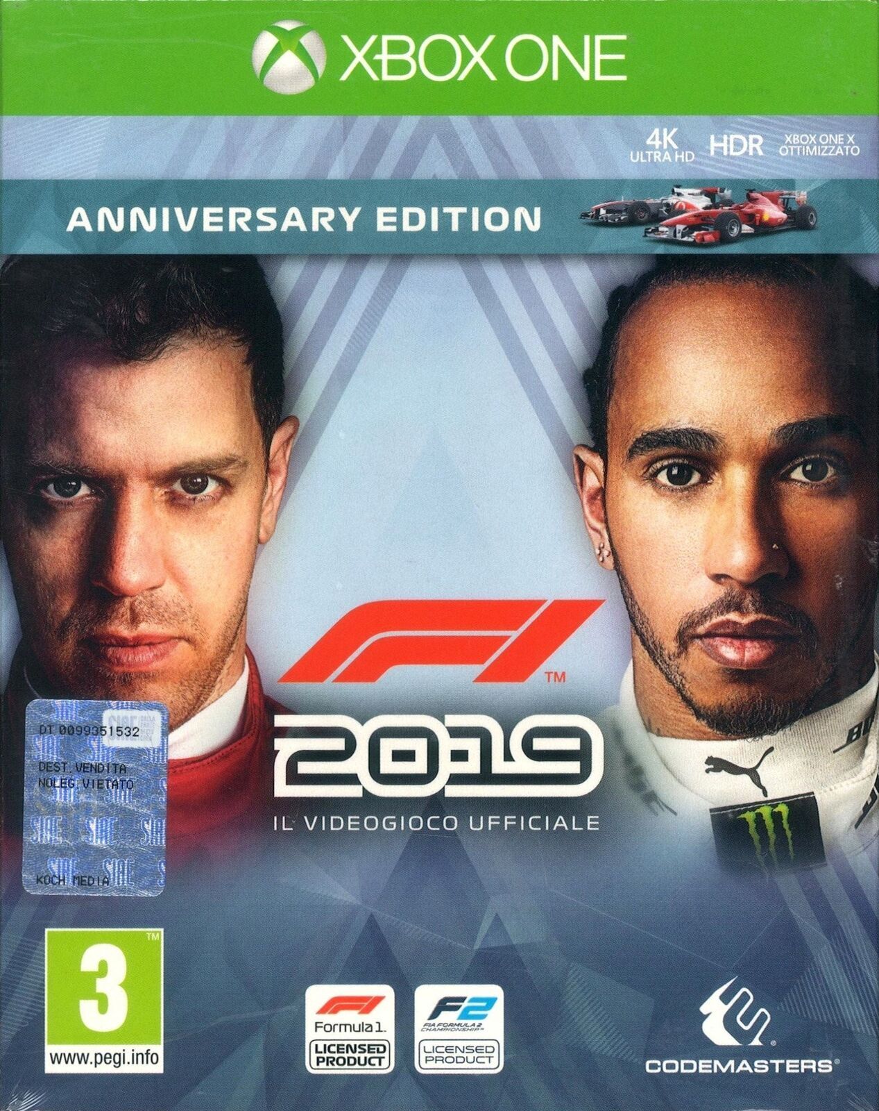 F1 2019 (Anniversary Ed.) - XBOX One