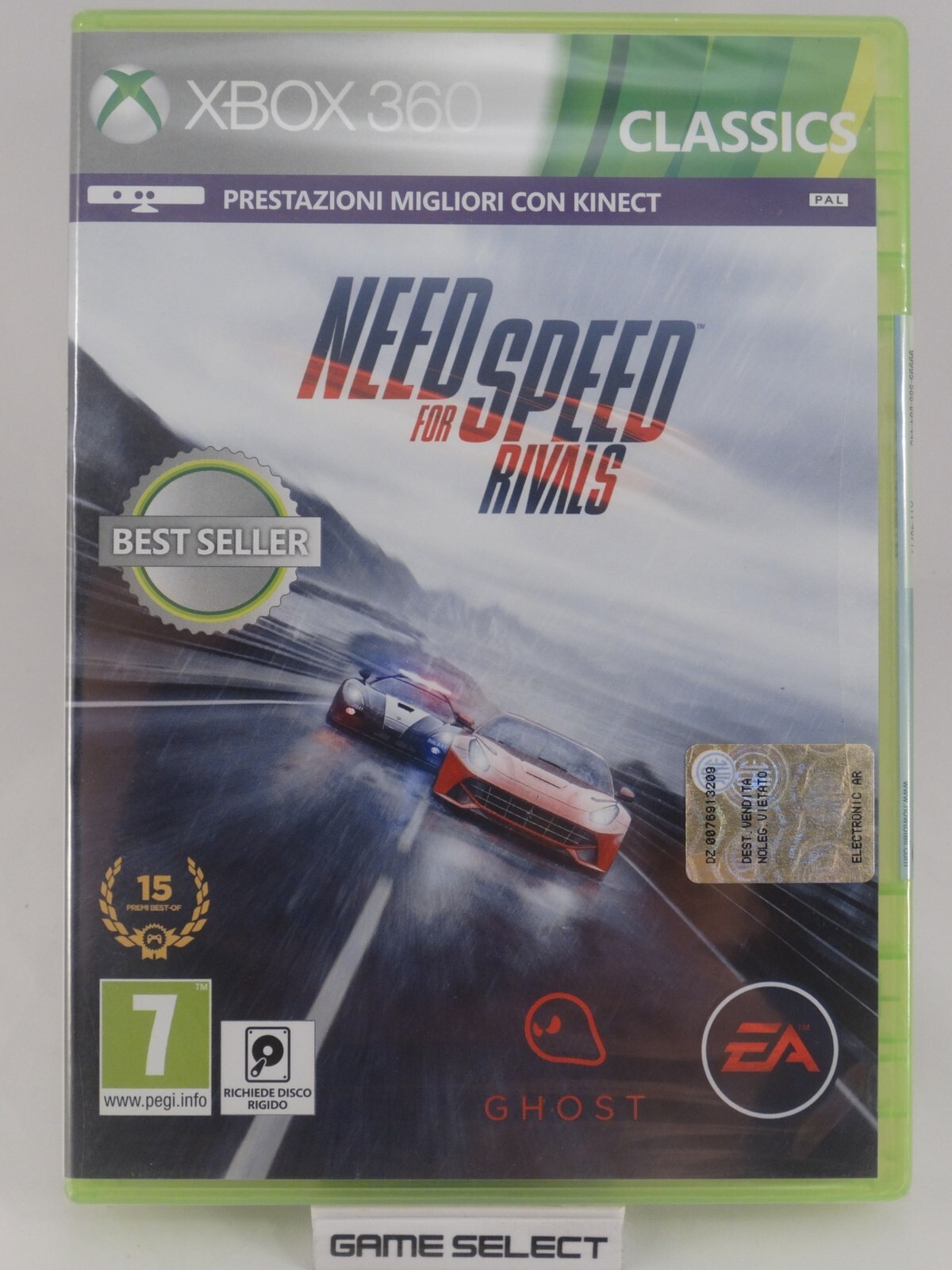 NEED FOR SPEED RIVALS NINTENDO XBOX 360 PAL ITALIANO ORIGINALE NUOVO SIGILLATO