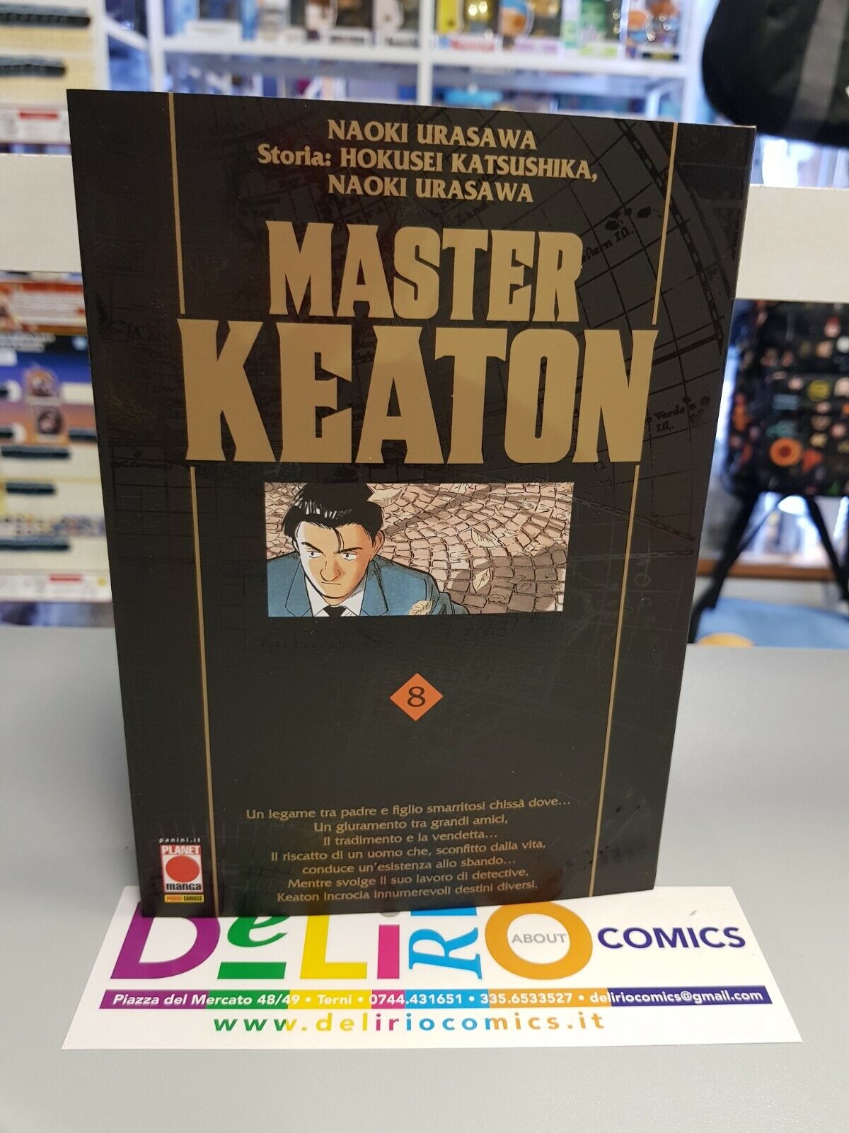 MASTER KEATON N.8 (PRIMA RISTAMPA) Ed. PLANET MANGA SCONTO 5%