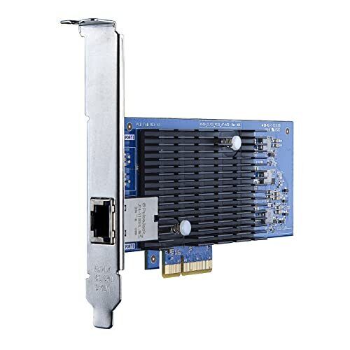 H!Fiber 10Gb RJ45 PCI-E Network Card NIC, Compare to Intel X550-T1, with (w1H)