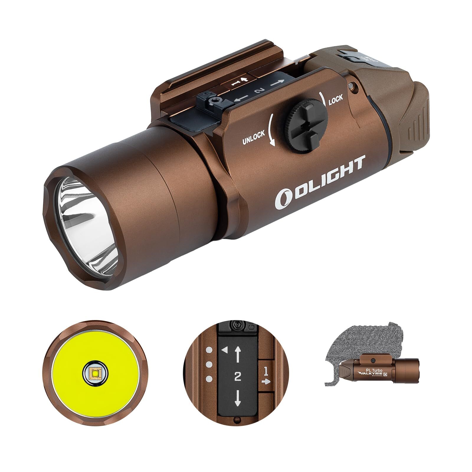 Olight PL-Turbo Valkyrie 800 Lumen, Portata 515 Metri, Forte (o3u)