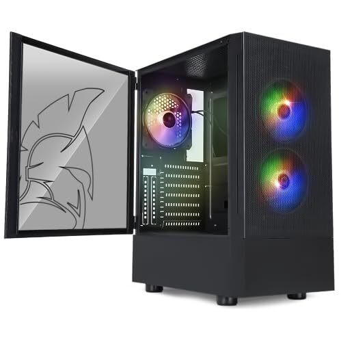 EMPIRE GAMING - Case PC Gaming Sapphire - ARGB Media Tower ATX/Micro-ATX/ITX ...