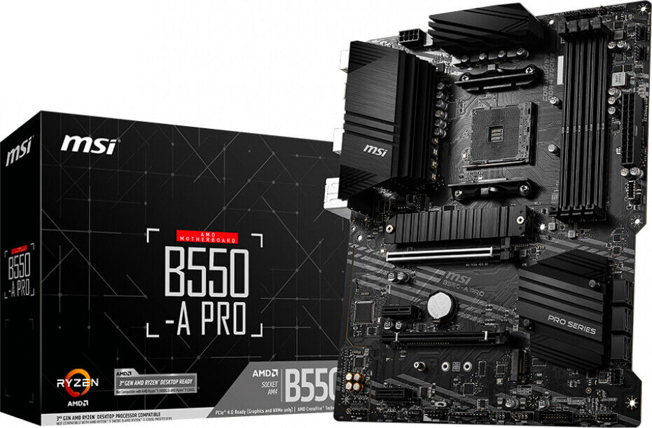 Scheda Madre B550-A Pro Presa AM4 ATX AMD B550 MSI B550-A-PRO