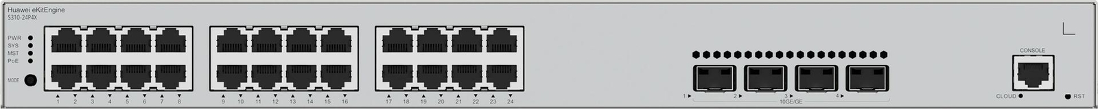 Huawei eKit Switch S310-24P4X 400W - Diese Serie von Ethernet-Switches - basiere