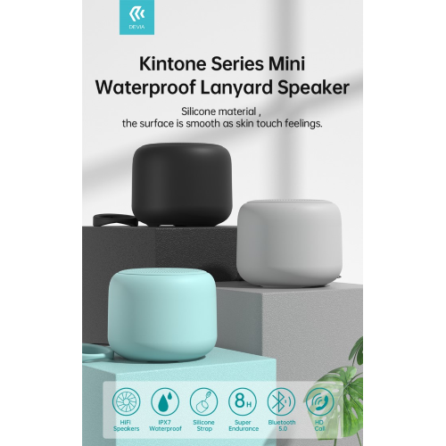 SPEAKER DEVIA BTH 5.0 5W WATERPROOF GRIG