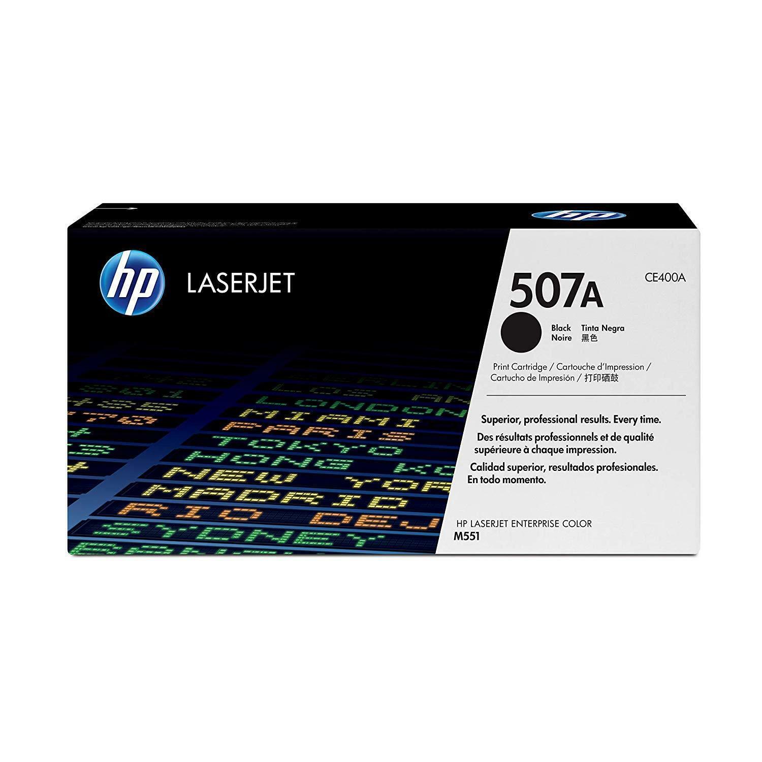 HP Toner N.507A CE400A Nero LaserJet Enterprise 500 color M551 M570