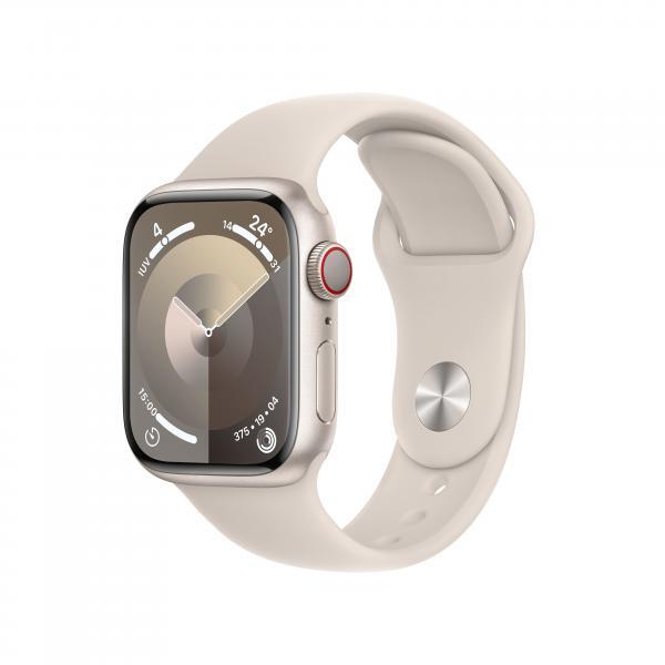 Apple Watch Series 9 41 mm Digitale 352 x 430 Pixel Touch screen 4G Beige Wi-Fi