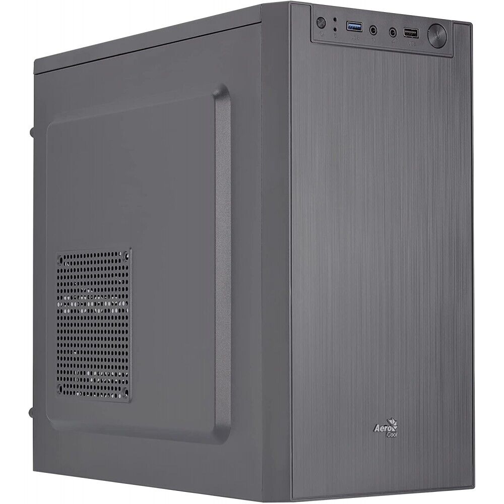 Aerocool CS-108BKV1 Middle Tower Case Full Black