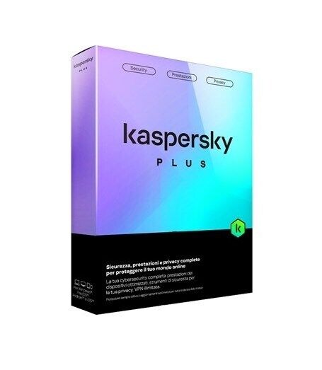 SOFTWARE BOX PLUS ANTIVIRUS FIREWALL 1 ANNO 5 DISPOSITIVI (KL1042T5EFS-SLIM)