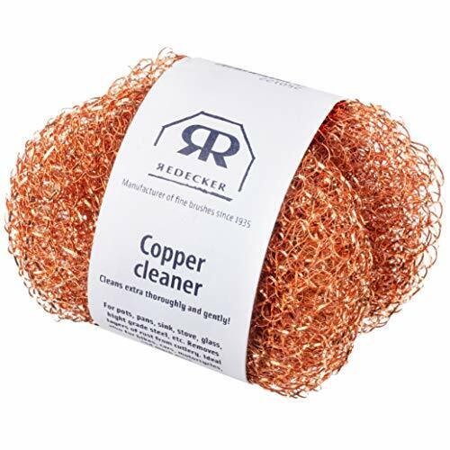 Redecker Copper Kitchen Pot Scrubber, Set of 2, Gold (L4n)